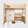 Lion Rock Wooden Loft Bed